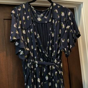 Isabel maternity nursing dress maxi 3x